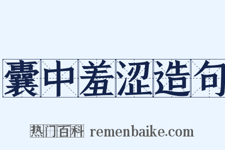 囊中羞涩造句是什么意思的图片